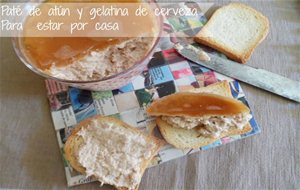 Paté De Atún Y Gelatina De Cerveza
