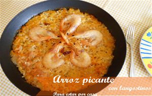 Arroz Picante Con Langostinos
