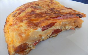 Tortilla De Patata Con Chorizo 
