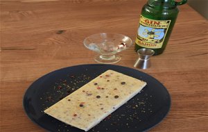 Turrón De Chocolate Blanco, Limón Y Gin Xoriguer
