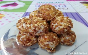 Bombones De Queso De Cabra Y Mermelada De Pimientos
