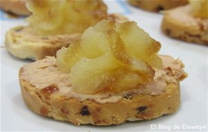 Canapés De Foie Con Manzana Caramelizada Y Reducción Al Pedro Ximenez
