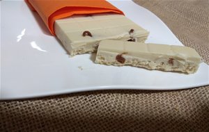 Turrón De Chocolate Blanco Y Dulce De Leche
