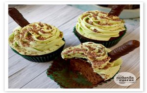 Cupcakes De Menta Y Chocolate / Mint And Chocolate Cupcakes
