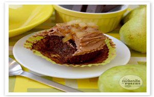 Cupcakes De Chocolate Y Pera / Pear And Chocolate Cupcakes
