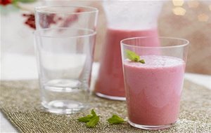 Receta Smoothies - Batido Saludable De Arandanos Y Frambuesa
