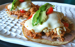 VOLCÁN {TOSTADA} DE POLLO