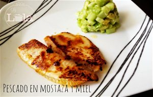 Pescado Con Mostaza Y Miel
