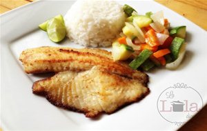 Pescado Con Especias De Recetas Premium En Aceite De Coco
