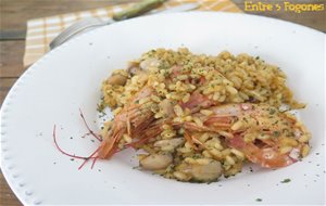 Arroz Con Gambón Y Chopitos