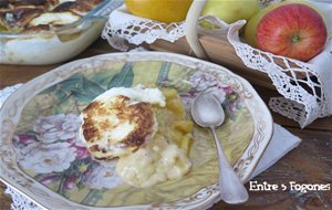 Soufflé De Manzana Con Natilla Casera