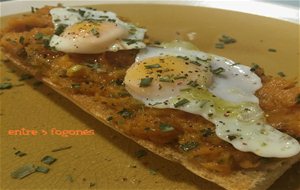 Tosta De Calabaza Al Cardamomo Con Huevo De Codorniz