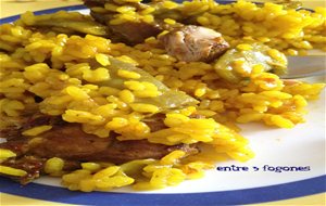 Arroz Con Conejo &#8220;de Campo&#8221; Y Judías Verdes &#8220;pintas&#8221;