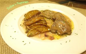 Foie De Pato Fresco Con Manzanas Al Oporto