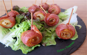 Rollitos De Dátiles Con Bacon