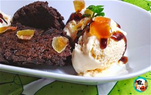 Brownie Con Helado