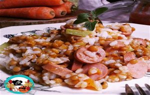 Ensalada De Arroz Con Lentejas