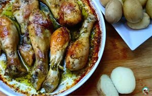 Muslitos De Pollo Al Ajillo
