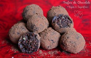 Trufas De Chocolate -vegan &amp; Sugarfree-