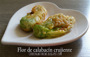 Flor De Calabacin Crujiente
