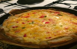 Quiche De Gambas Con Verduritas
