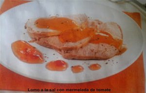 Lomo A La Sal Con Mermelada De Tomate
