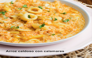 Arroz Caldoso Con Calamares