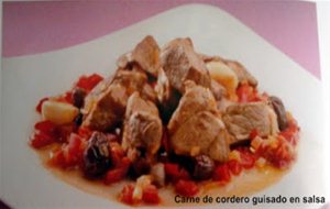 Carne De Cordero Guisado En Salsa
