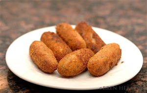 Croquetas De Pollo Y Champiñones
