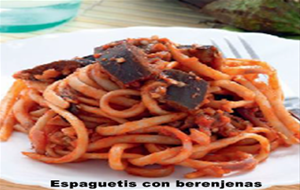 Espaguetis Con Berenjena
