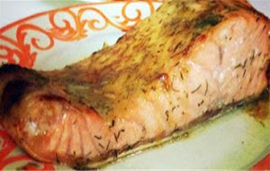 Salmón Con Mostaza
