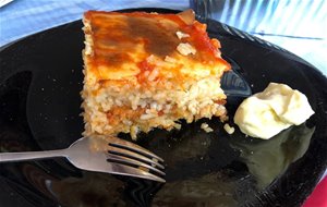 Lasaña De Arroz Con Bacalao
