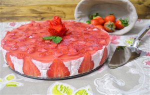 Tarta De Mousse De Fresa
