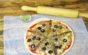 Pizza A La Sarten | Pizza Tonno | Pizza De Atun Y Anchoas | Pizza Sin Horno
