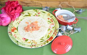 Receta Rapida Y Facil De Salmorejo De Esparragos Blancos Con Salmon
