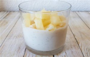 Arroz Con Leche De Coco Y Piña.
