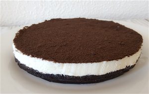 Tarta Oreo.
