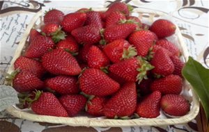 Fresas Maceradas Con Pedro Ximénez Y mascarpone