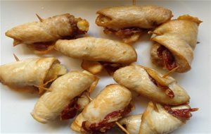 Rollitos De Pollo En Salsa De tomate