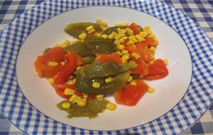 Ensalada De Pimientos Con Hígado O Ventresca De atún