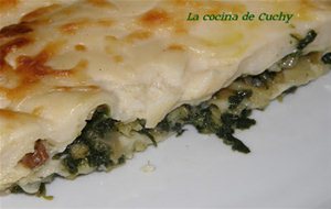 Lasaña De Bacalao Con Espinacas
