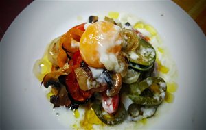 Huevos Sobre Verduras Al Horno
