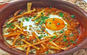 Calabaza Con Huevos En Cazuelita
