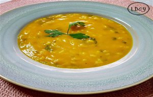 Escudilla De Calabaza, Arroz Y Queso/ Bowl Of Pumpkin, Rice And Cheese 
