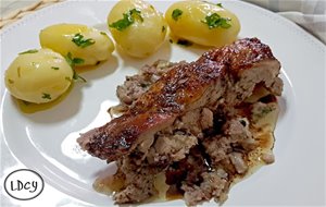 Pierna De Cordero A La Ajedrea / Leg Of Lamb With Savory
