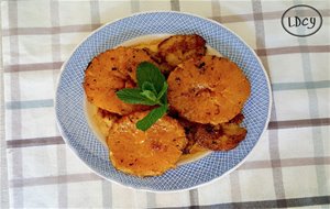 Plátano Y Naranja Fritos/fried Banana And Orange
