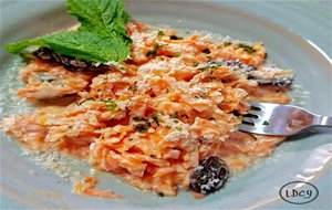 Ensalada De Zanahorias Con Crema A La Naranja
