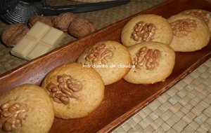 Galletas De Chocolate Blanco Y Nueces
