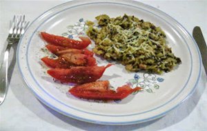 Risoto Con Espinacas Y Portobello
