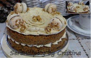 Tarta De Café Y Nueces
